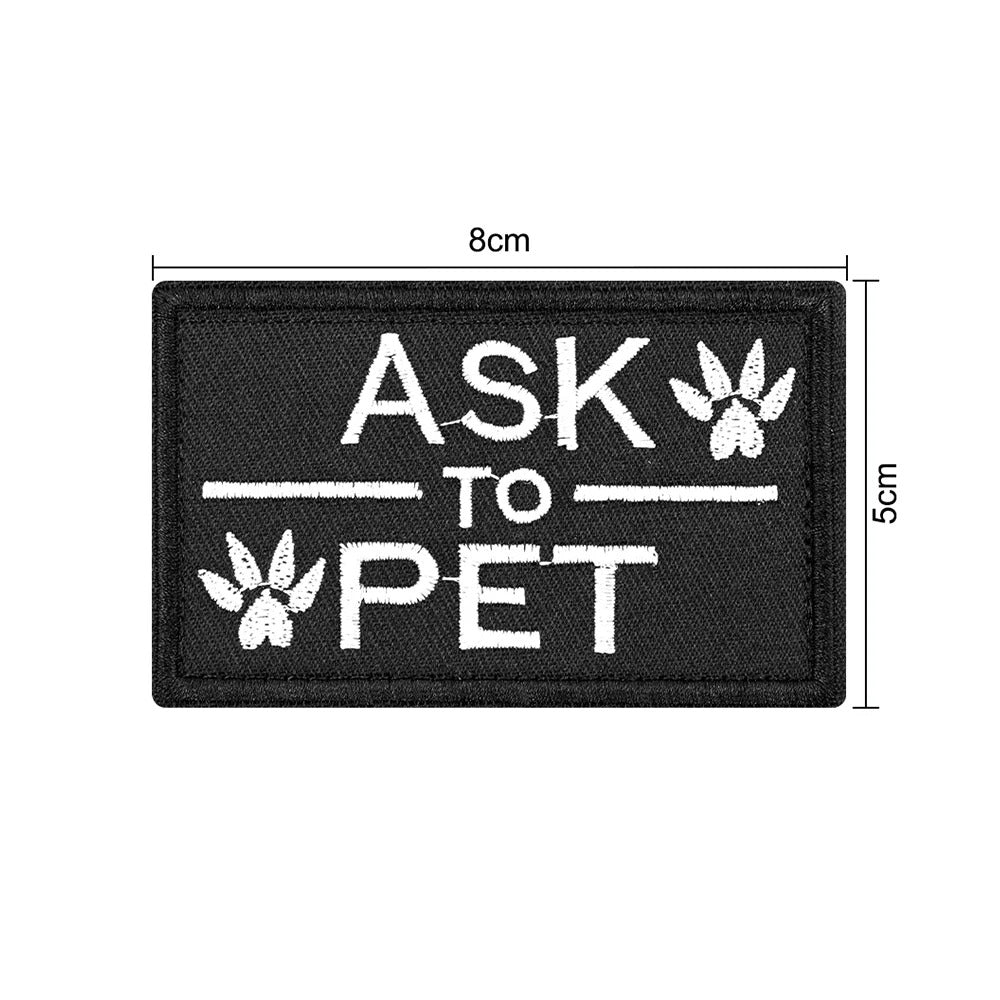 Velcro Dog Patches for Tactical Vests and Collars